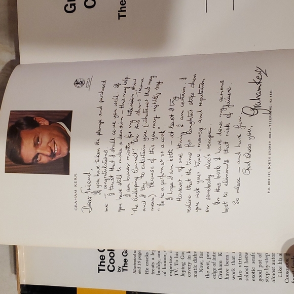 Vintage Graham Kerr Hardcover Cookbook The Galloping Gourmet - Picture 4 of 4